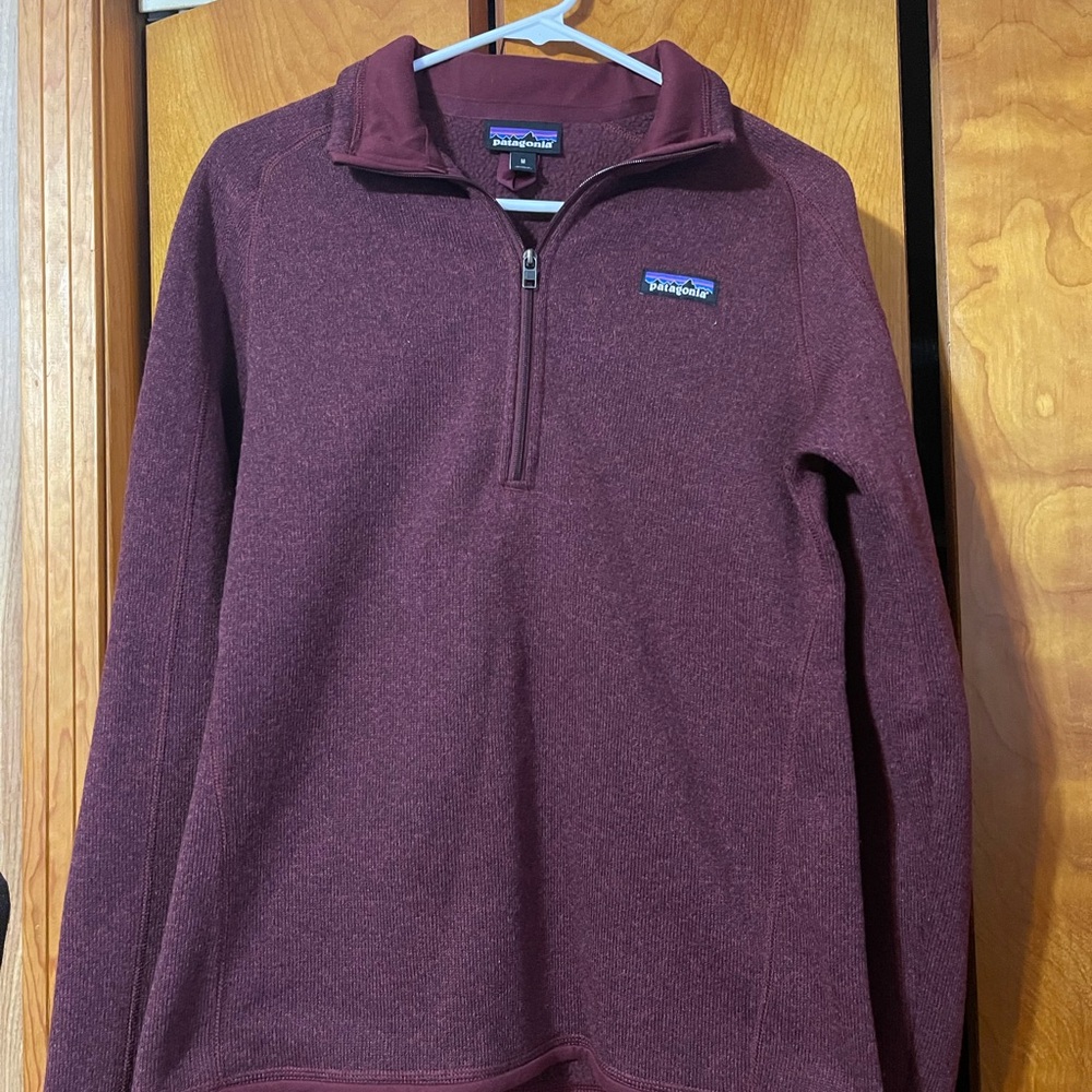 Patagonia Maroon Fleece Pullover